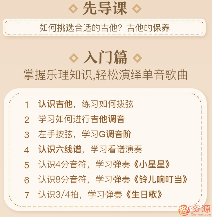 吉他速成課，簡(jiǎn)單易學(xué)吉他速成課插圖1