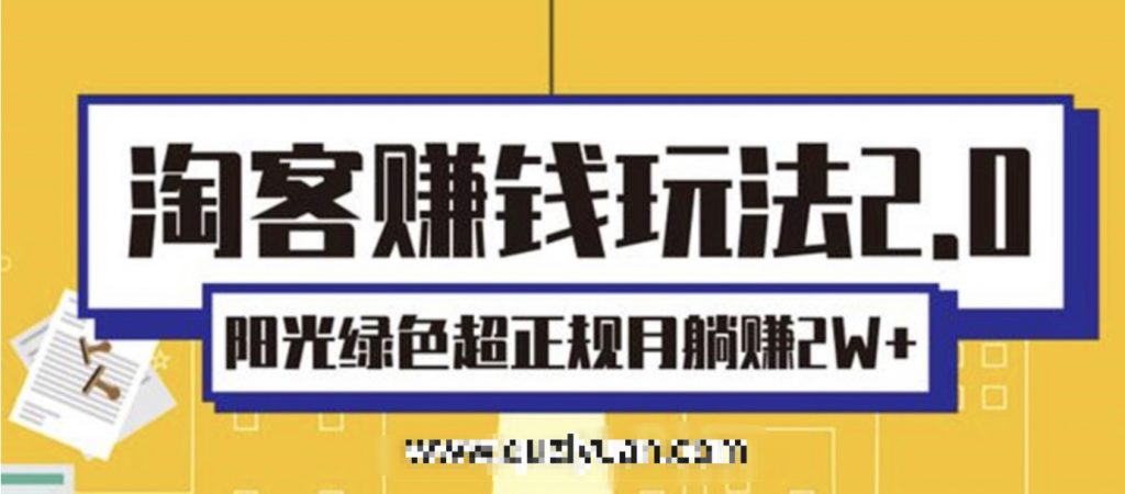 淘客賺錢玩法2.0 百度網盤插圖