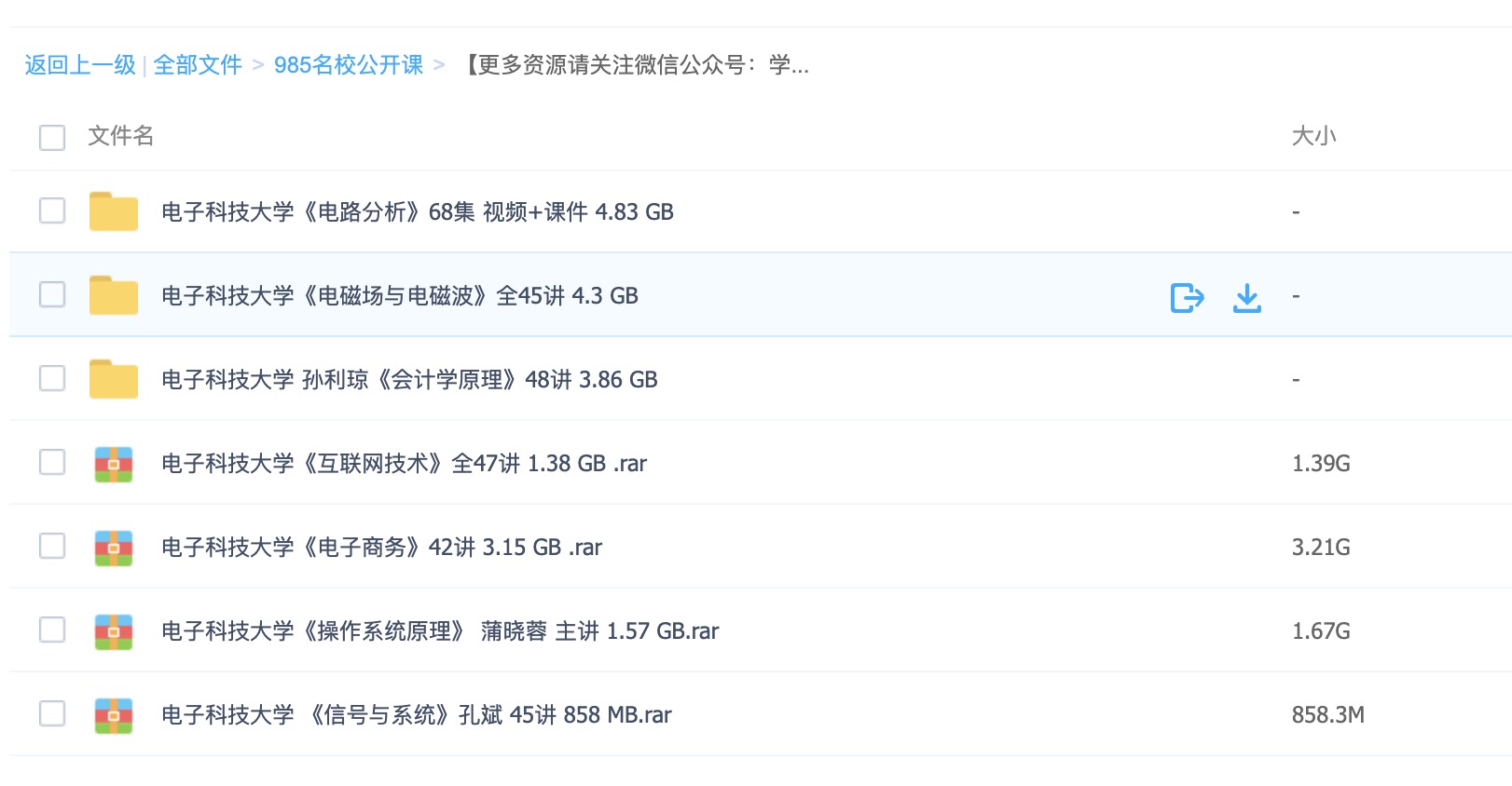 超全985名校公開(kāi)課視頻合集（100G） 百度網(wǎng)盤插圖1