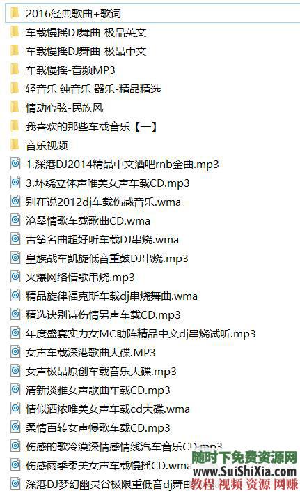 320K無(wú)損車載流行MP3音樂舞曲+MP4視頻神曲，共42G幾千首打包分享_趣資料教程資源插圖19