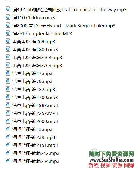 320K無(wú)損車載流行MP3音樂舞曲+MP4視頻神曲，共42G幾千首打包分享_趣資料教程資源插圖20