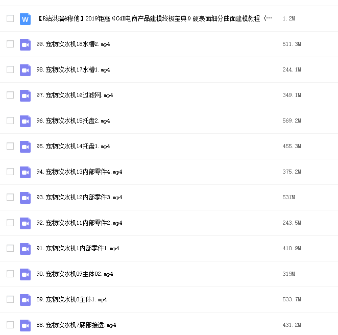 R站-C4D電商產(chǎn)品建模實(shí)戰(zhàn)寶典第一季+第二季價值128-百度云分享_趣資料視頻教程插圖1