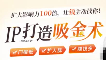 IP打造吸金術(shù):0基礎(chǔ)0資源,也能擴(kuò)大影響力100倍,讓錢主動(dòng)找你!-第1張圖片-學(xué)技樹 IP打造吸金術(shù):0基礎(chǔ)0資源,也能擴(kuò)大影響力100倍,讓錢主動(dòng)找你!-第1張圖片-學(xué)技樹
