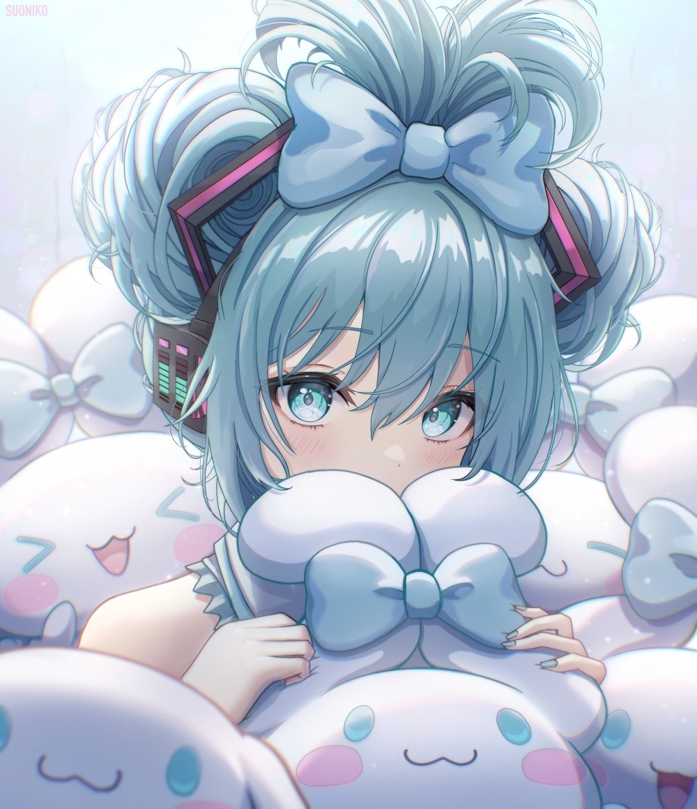 萌萌的玉桂狗初音未來(lái)組合登場(chǎng)，雙倍的萌萌氣息超治愈插圖11
