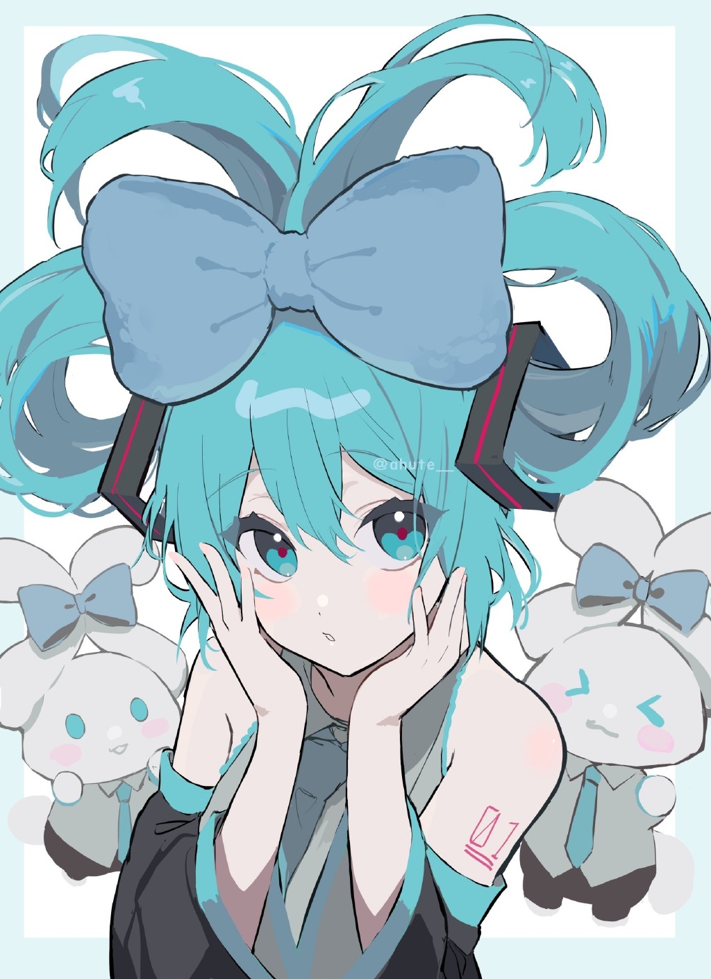 萌萌的玉桂狗初音未來(lái)組合登場(chǎng)，雙倍的萌萌氣息超治愈插圖16