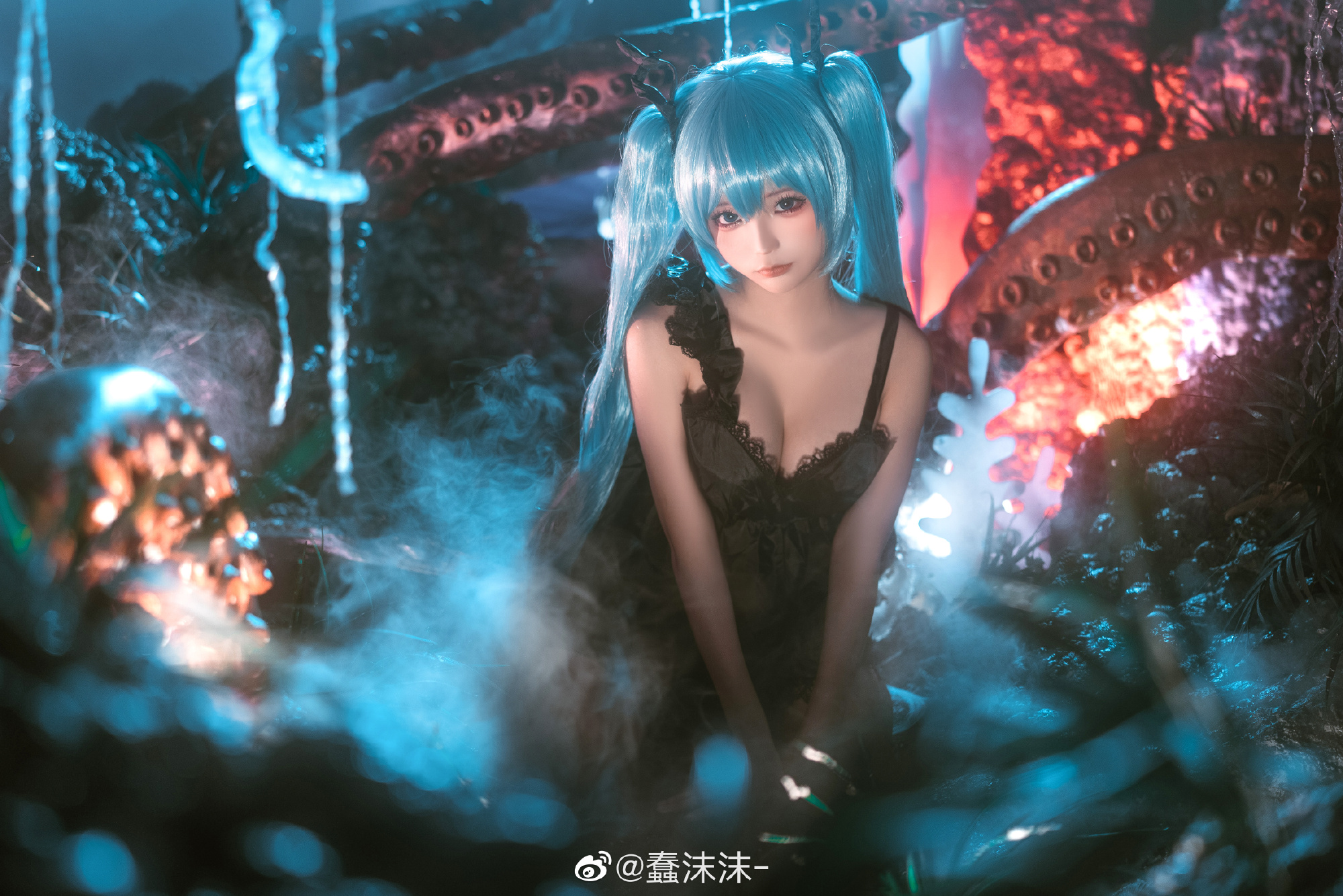 文藝復(fù)古！蠢沫沫推出初音未來深海少女主題作品插圖2