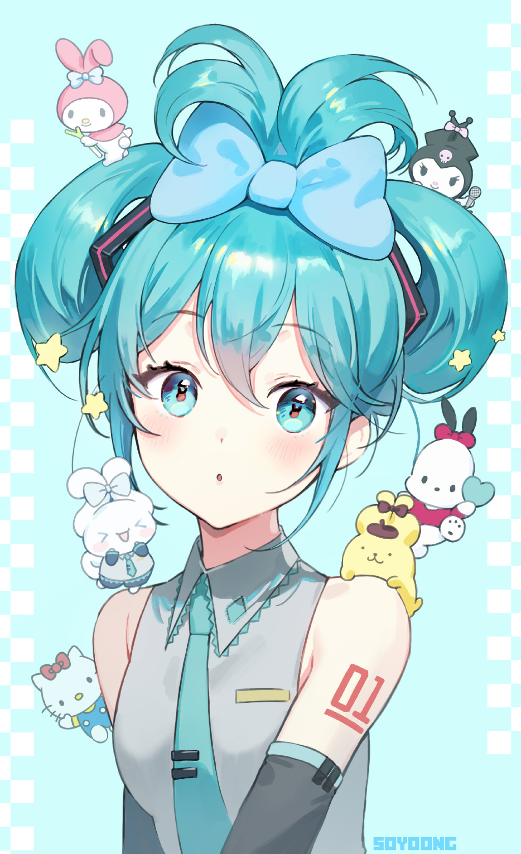 萌萌的玉桂狗初音未來(lái)組合登場(chǎng)，雙倍的萌萌氣息超治愈插圖19