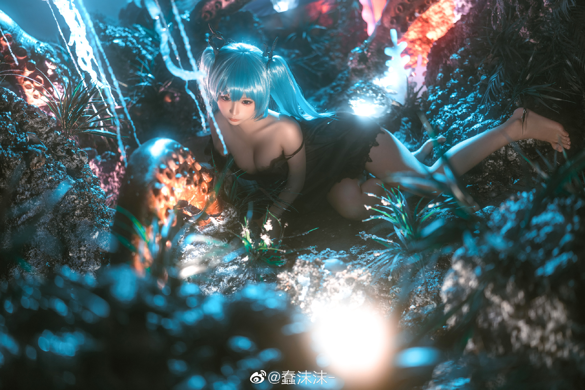 文藝復(fù)古！蠢沫沫推出初音未來深海少女主題作品插圖7