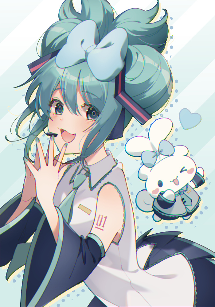萌萌的玉桂狗初音未來(lái)組合登場(chǎng)，雙倍的萌萌氣息超治愈插圖4