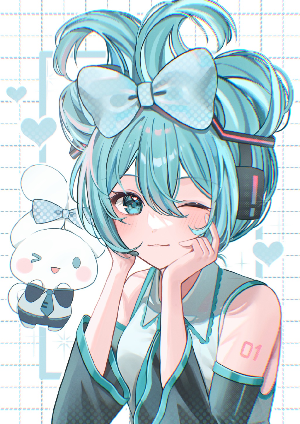 萌萌的玉桂狗初音未來(lái)組合登場(chǎng)，雙倍的萌萌氣息超治愈插圖7