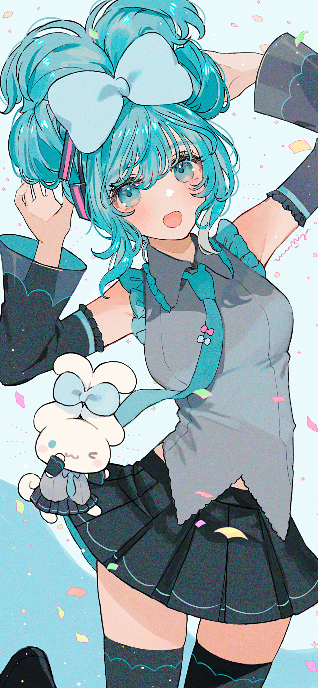 萌萌的玉桂狗初音未來(lái)組合登場(chǎng)，雙倍的萌萌氣息超治愈插圖18