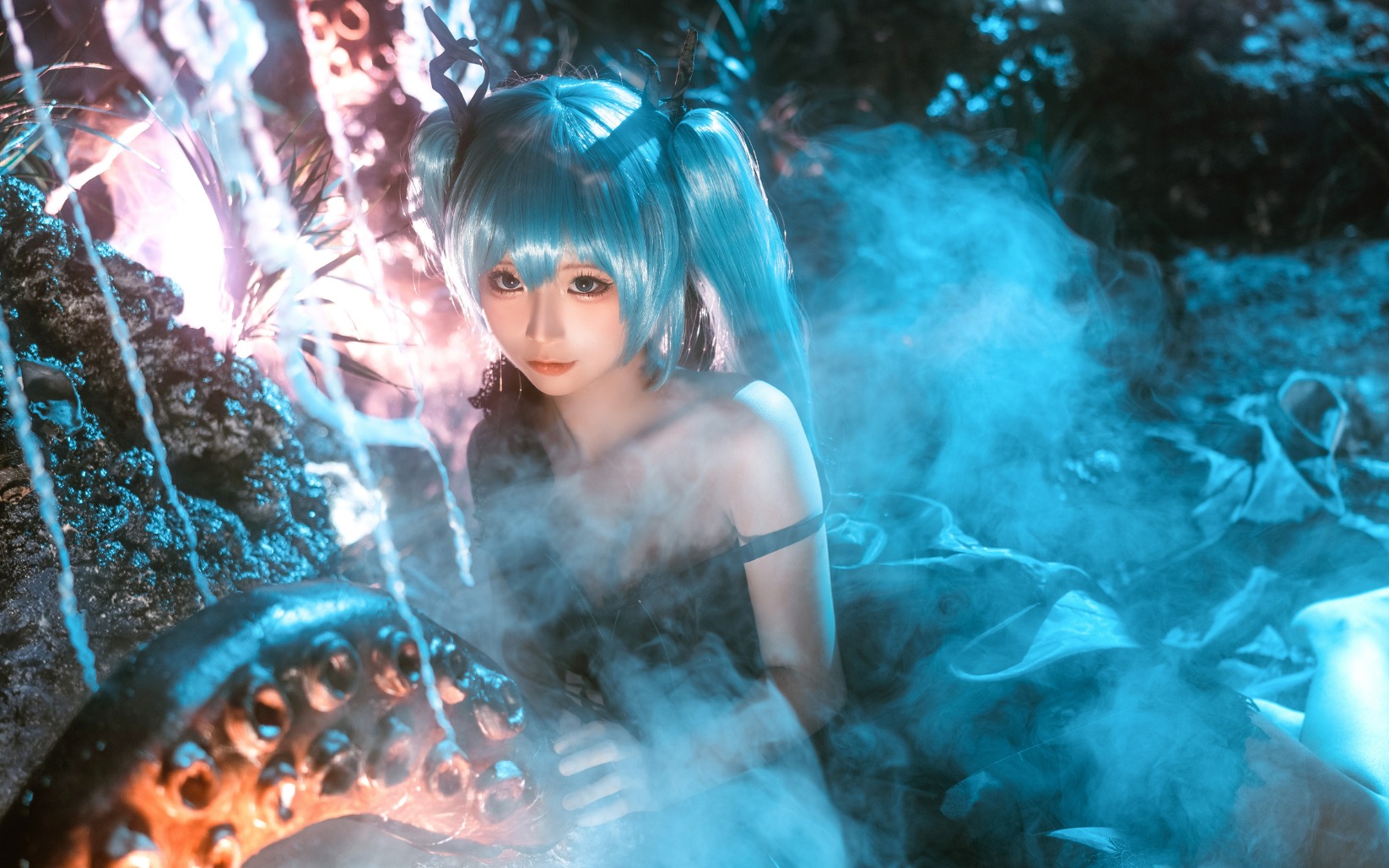 文藝復(fù)古！蠢沫沫推出初音未來深海少女主題作品插圖
