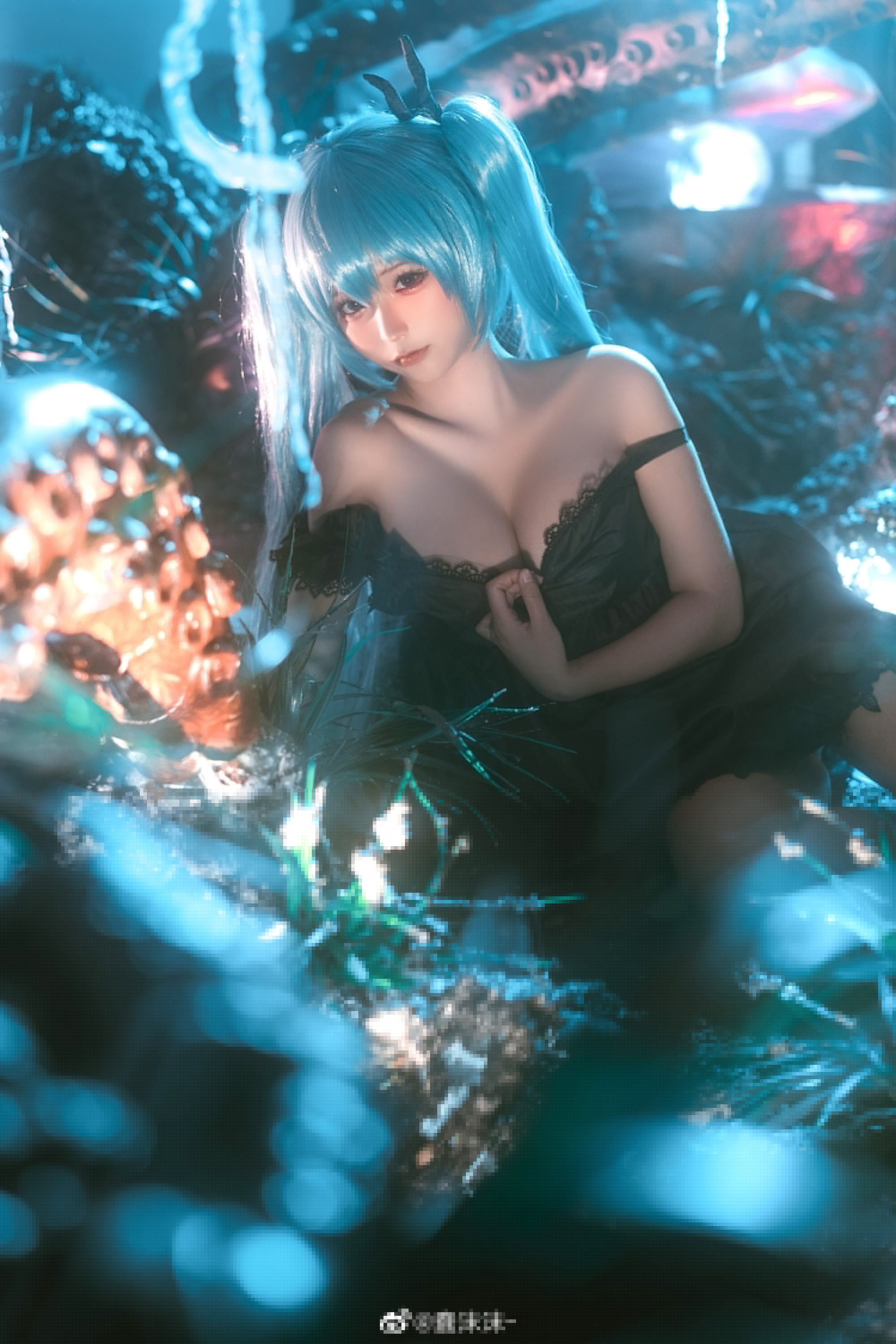文藝復(fù)古！蠢沫沫推出初音未來深海少女主題作品插圖8