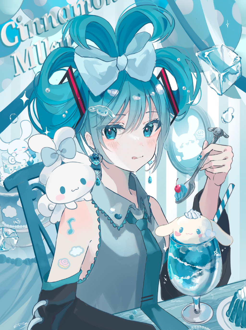 萌萌的玉桂狗初音未來(lái)組合登場(chǎng)，雙倍的萌萌氣息超治愈插圖13