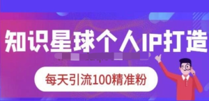知識(shí)星球個(gè)人IP打造系列課程，每天引流100精準(zhǔn)粉【視頻教程】百度網(wǎng)盤插圖