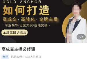 楠西?高成交主播必修課，如何打造高成交、高轉(zhuǎn)化金牌主播百度網(wǎng)盤插圖