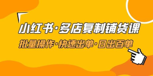 張賓?小紅書批量復(fù)制鋪貨課，抓住小紅書流量紅利百度網(wǎng)盤插圖