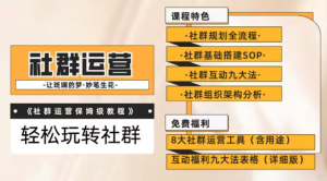 【社群運營】保姆式教程：九大互動法，八款社群運營工具玩轉社群百度網(wǎng)盤插圖