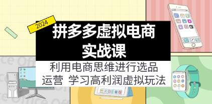 《拼多多虛擬電商實戰(zhàn)課》選品+運營，高利潤虛擬玩法插圖